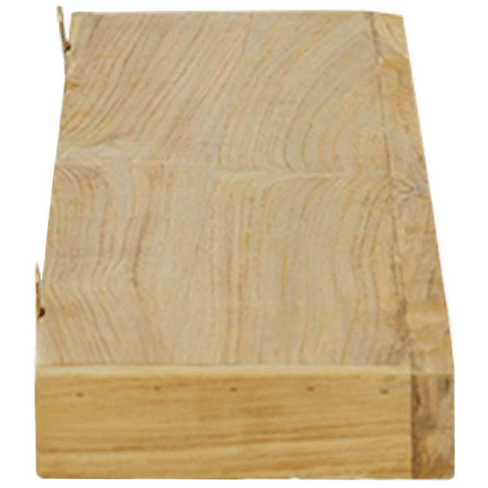 Rafturi de perete, 2 buc., 90x15x4 cm, lemn masiv de tec - WALTI WALTI