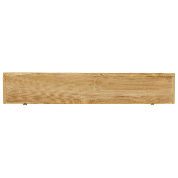Rafturi de perete, 2 buc., 90x15x4 cm, lemn masiv de tec - WALTI WALTI
