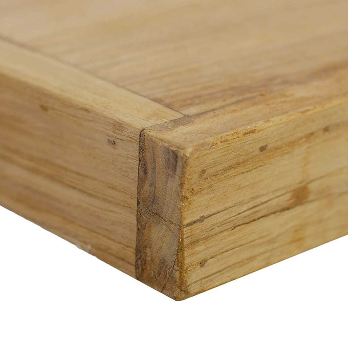 Rafturi de perete, 2 buc., 90x15x4 cm, lemn masiv de tec - WALTI WALTI