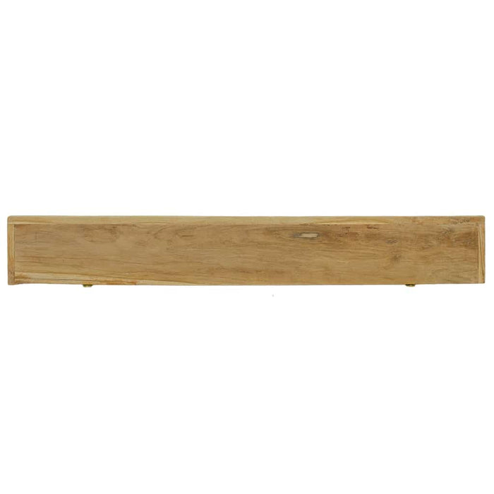 Rafturi de perete, 2 buc., 110x15x4 cm, lemn masiv de tec - WALTI WALTI