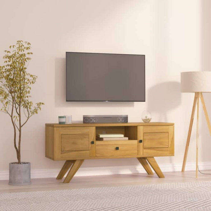 Comodă TV, 110x30x50 cm, lemn masiv de tec - WALTI WALTI