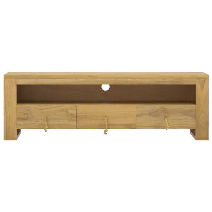 Comodă TV, 110x30x35 cm, lemn masiv de tec WALTI