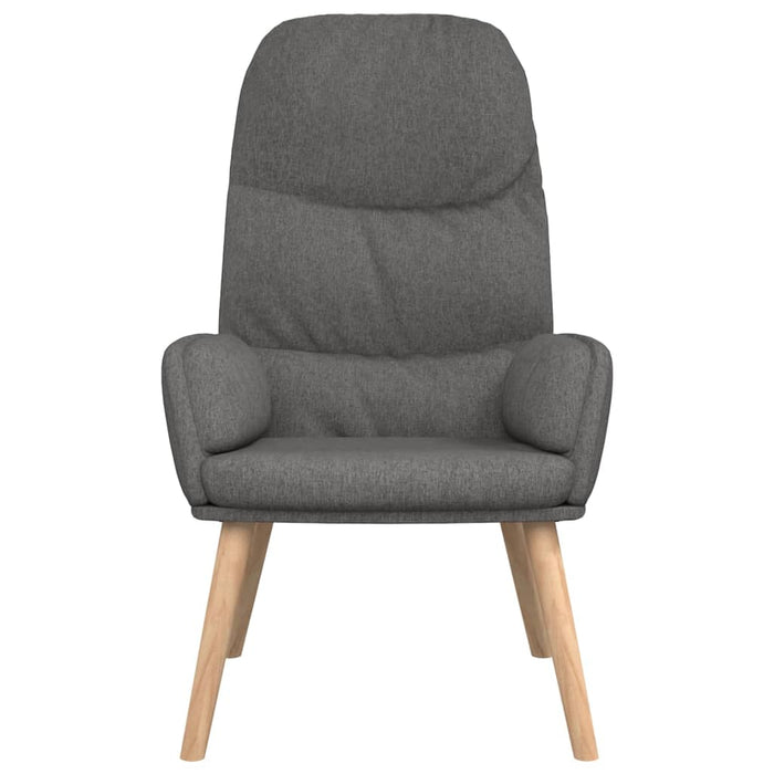 Scaun de relaxare, gri deschis, material textil WALTI