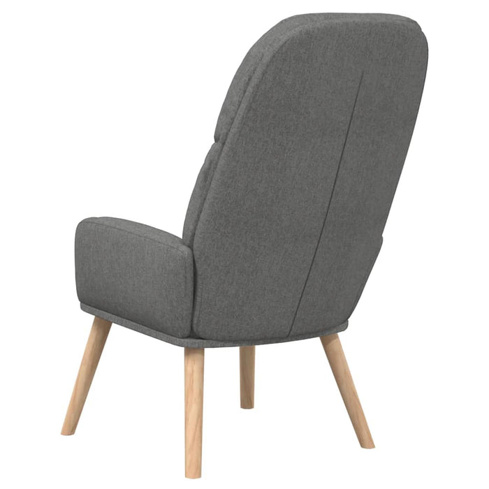 Scaun de relaxare, gri deschis, material textil WALTI