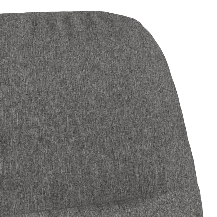 Scaun de relaxare, gri deschis, material textil WALTI