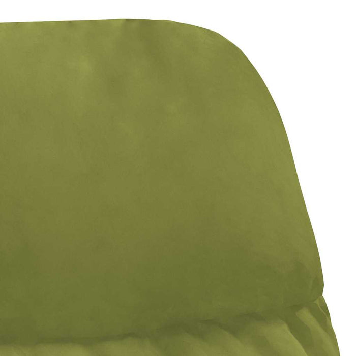 Scaun de relaxare, verde deschis, catifea WALTI