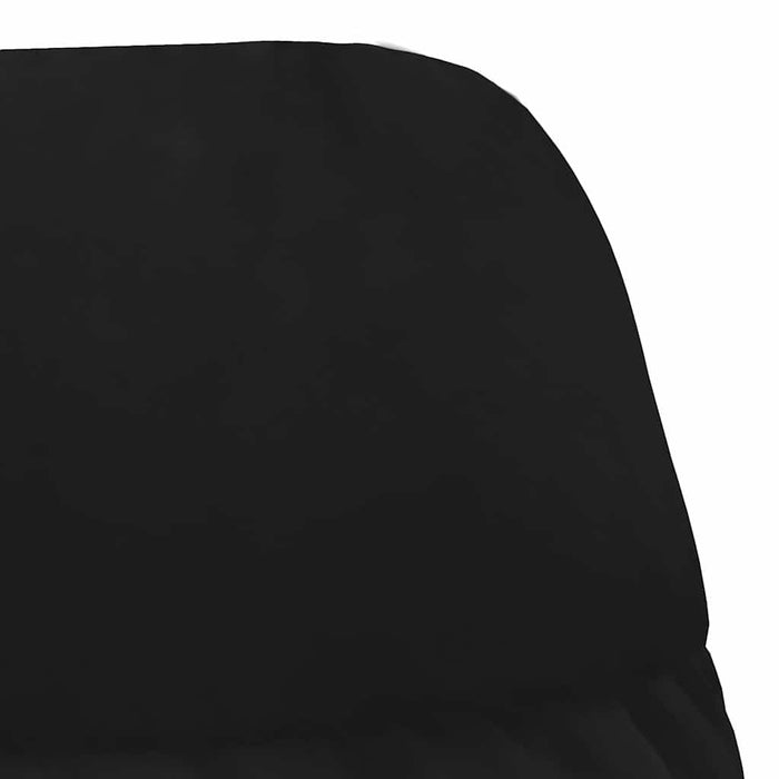 Scaun de relaxare, negru, catifea WALTI