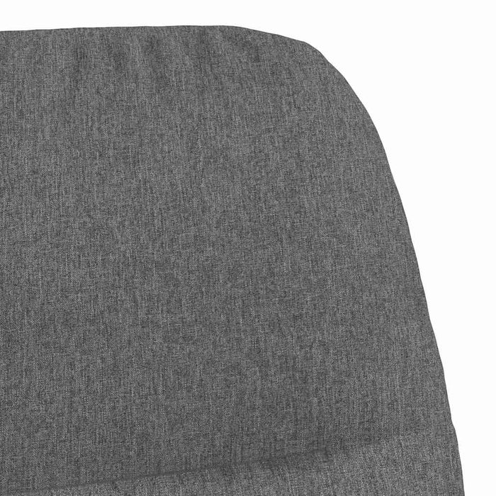 Scaun de relaxare, gri deschis, material textil WALTI