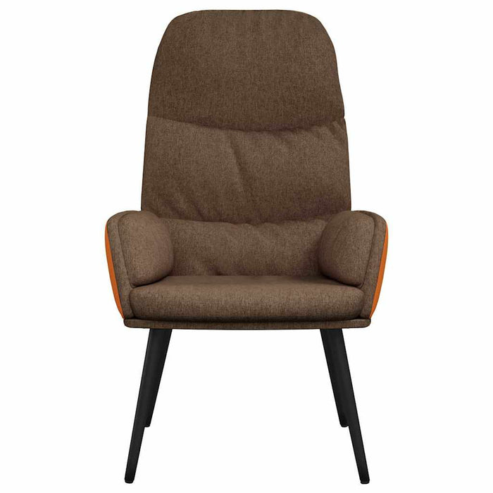 Scaun de relaxare, maro, material textil WALTI