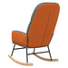 Scaun balansoar, gri deschis, material textil - WALTI WALTI