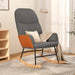 Scaun balansoar, gri deschis, material textil - WALTI WALTI