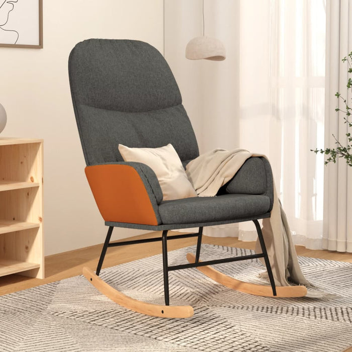 Scaun balansoar, gri închis, material textil - WALTI WALTI