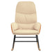 Scaun balansoar, alb crem, material textil - WALTI WALTI