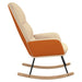 Scaun balansoar, alb crem, material textil - WALTI WALTI