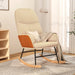Scaun balansoar, alb crem, material textil - WALTI WALTI
