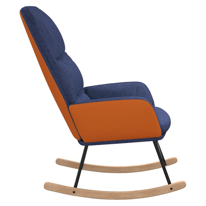 Scaun balansoar, albastru, material textil - WALTI WALTI