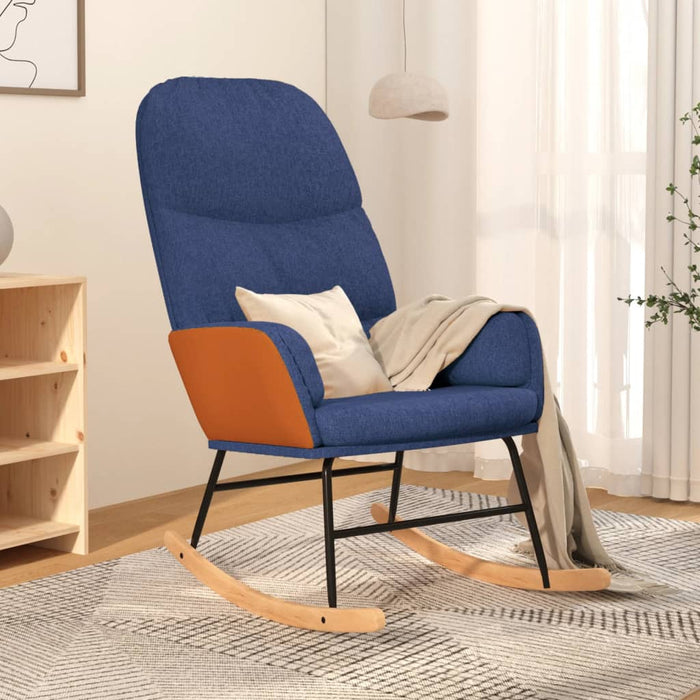 Scaun balansoar, albastru, material textil - WALTI WALTI