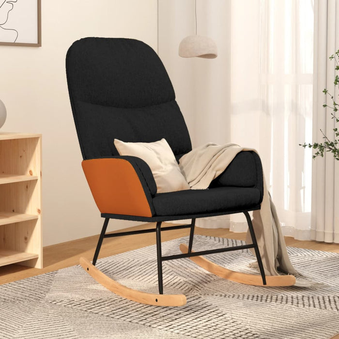 Scaun balansoar, negru, material textil - WALTI WALTI
