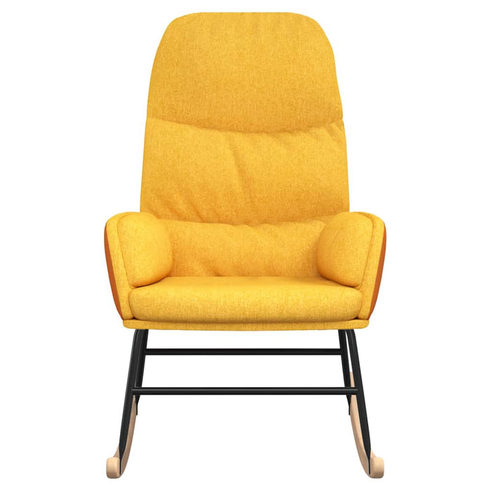 Scaun balansoar, galben muștar, material textil - WALTI WALTI
