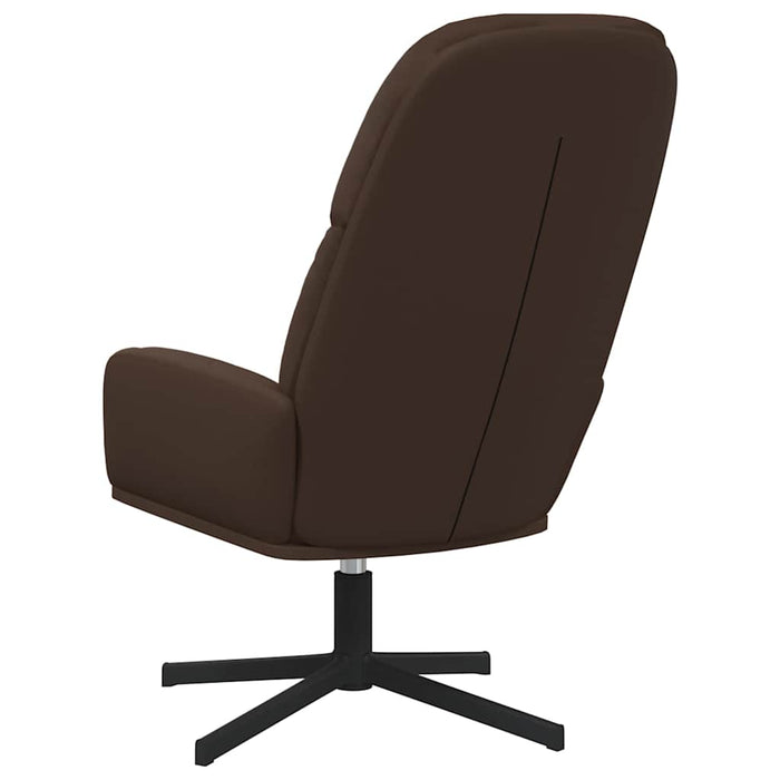 Scaun de relaxare, maro, piele ecologică WALTI