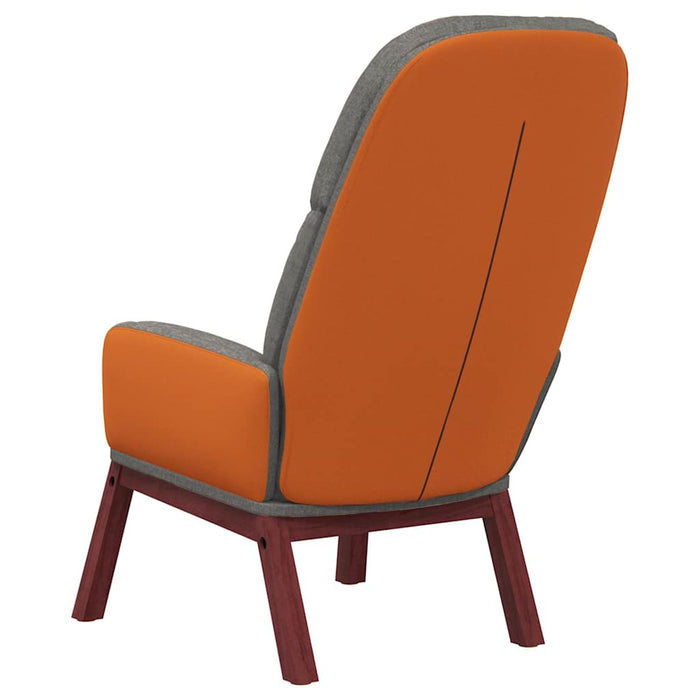 Scaun de relaxare, gri deschis, material textil WALTI