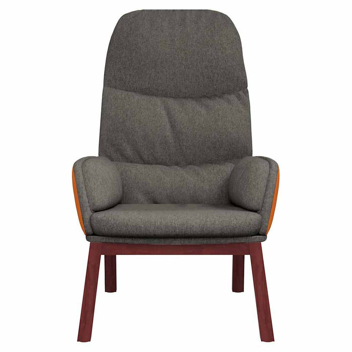 Scaun de relaxare, gri închis, material textil WALTI
