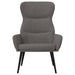 Scaun de relaxare, gri deschis, material textil - WALTI WALTI