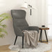 Scaun de relaxare, gri deschis, material textil - WALTI WALTI