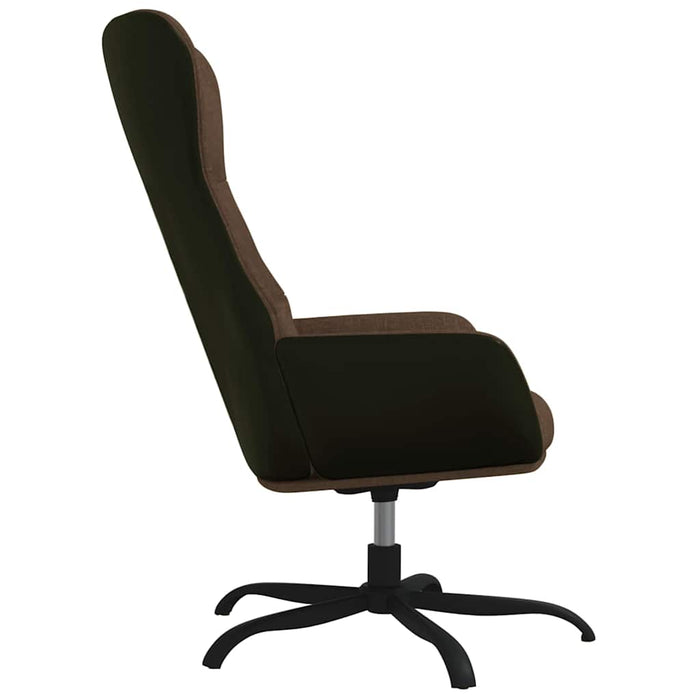 Scaun de relaxare, maro, material textil WALTI