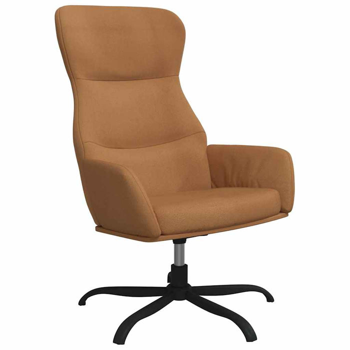 Scaun de relaxare, gri taupe, piele întoarsă artificială WALTI