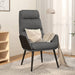 Scaun de relaxare, gri deschis, material textil - WALTI WALTI