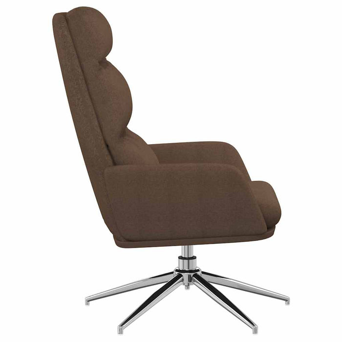 Scaun de relaxare, maro, material textil WALTI