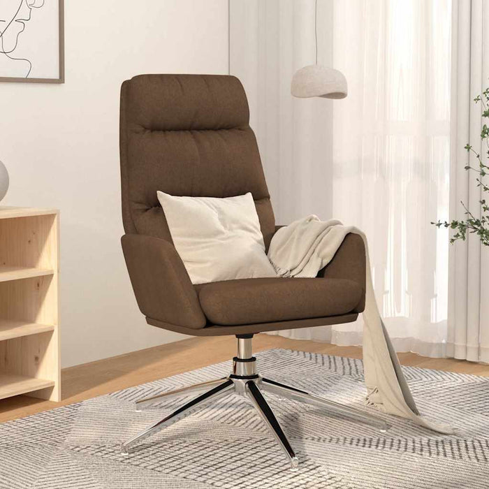 Scaun de relaxare, maro, material textil WALTI