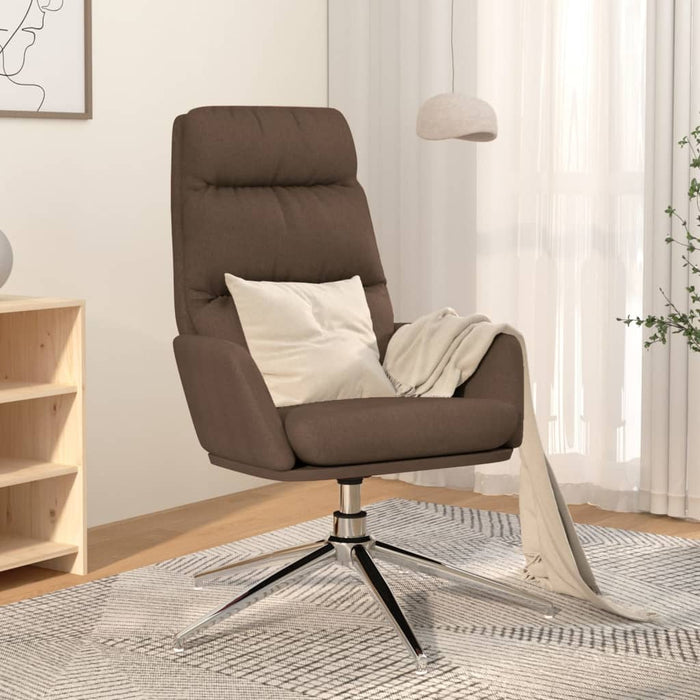 Scaun de relaxare, gri taupe, material textil WALTI