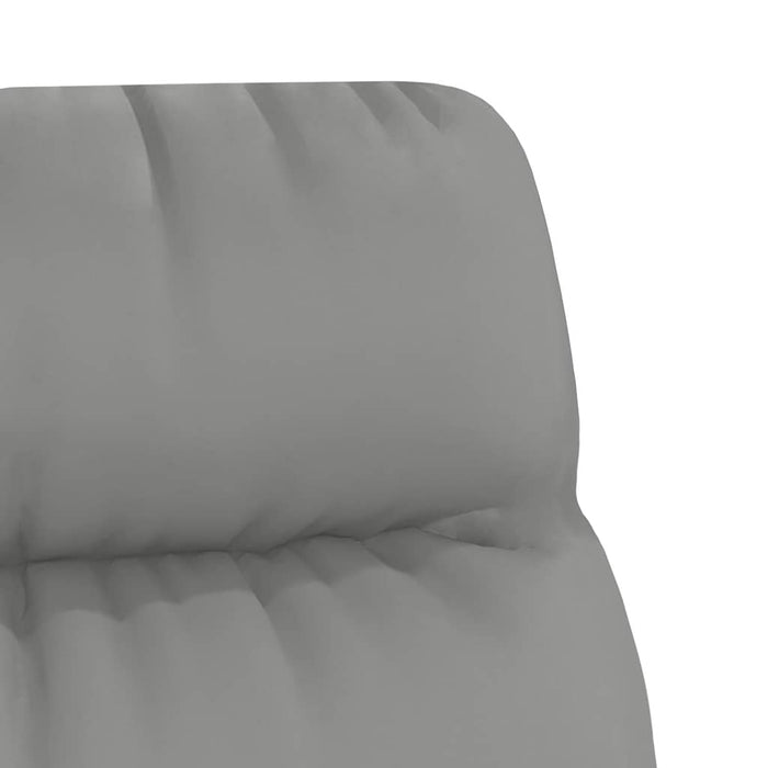 Scaun de relaxare, gri, piele ecologică WALTI