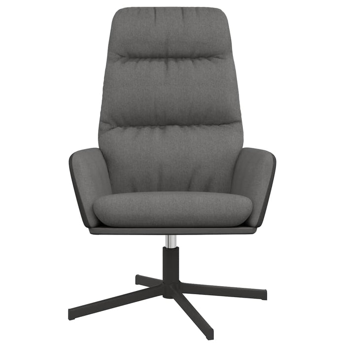 Scaun de relaxare, gri deschis, material textil WALTI
