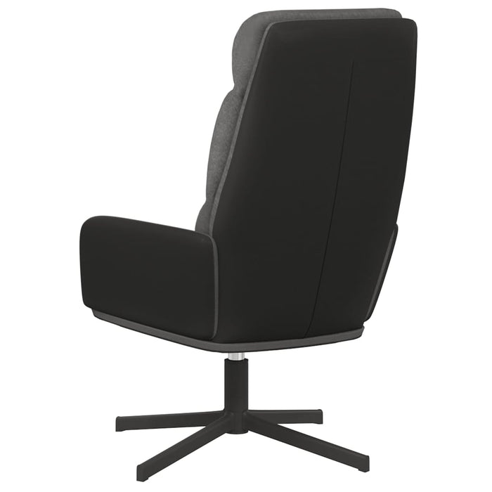 Scaun de relaxare, gri deschis, material textil WALTI