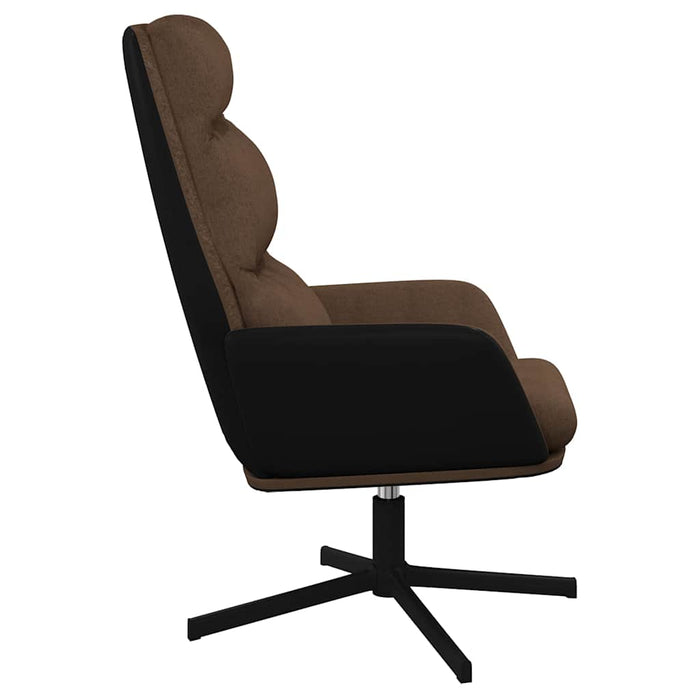 Scaun de relaxare, maro, material textil WALTI