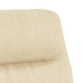 Scaun de relaxare, crem, material textil - WALTI WALTI