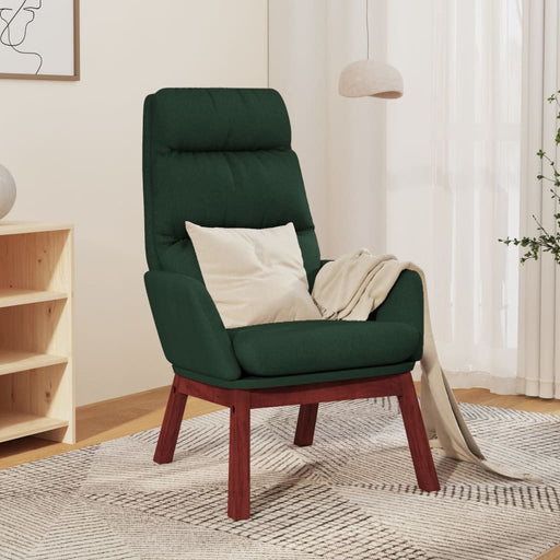 Scaun de relaxare, verde închis, material textil - WALTI WALTI