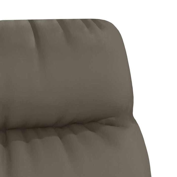 Scaun relaxant, gri, piele naturală WALTI