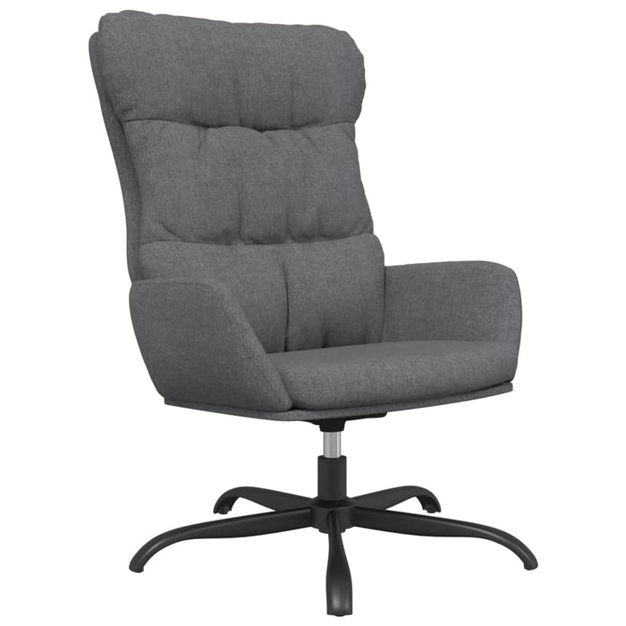 Scaun de relaxare, gri deschis, material textil WALTI