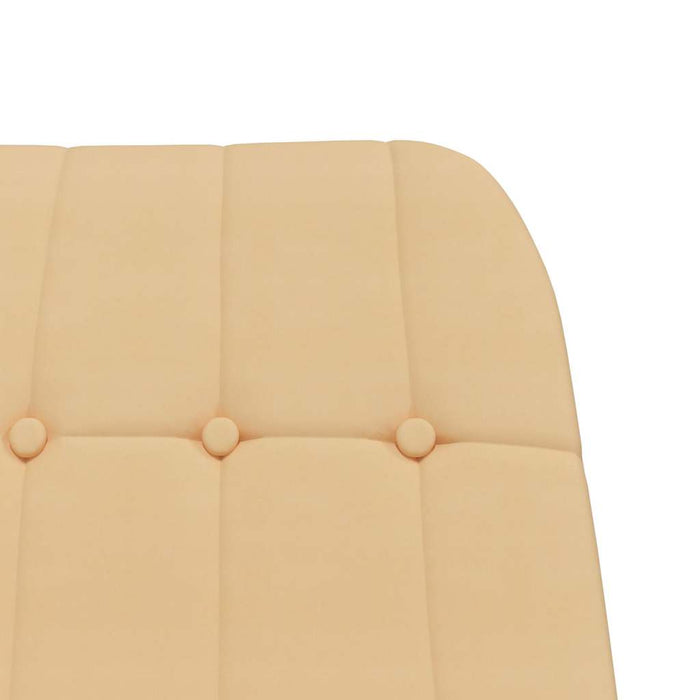 Scaun de relaxare, crem, piele întoarsă artificială WALTI