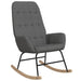 Scaun balansoar, gri deschis, material textil - WALTI WALTI