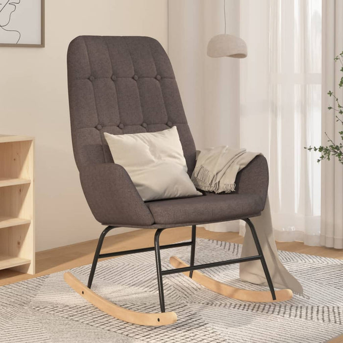 Scaun balansoar, gri închis, material textil - WALTI WALTI