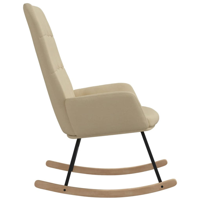 Scaun balansoar, crem, material textil - WALTI WALTI