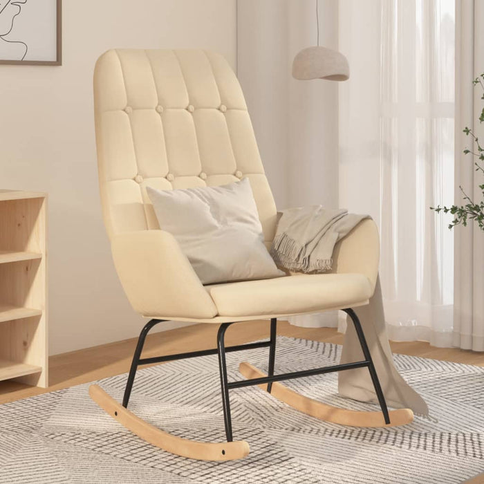 Scaun balansoar, crem, material textil - WALTI WALTI