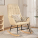 Scaun balansoar, crem, material textil - WALTI WALTI
