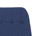 Scaun balansoar, albastru, material textil - WALTI WALTI