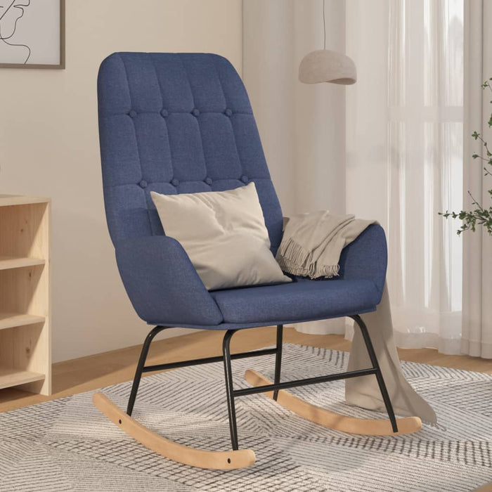 Scaun balansoar, albastru, material textil - WALTI WALTI